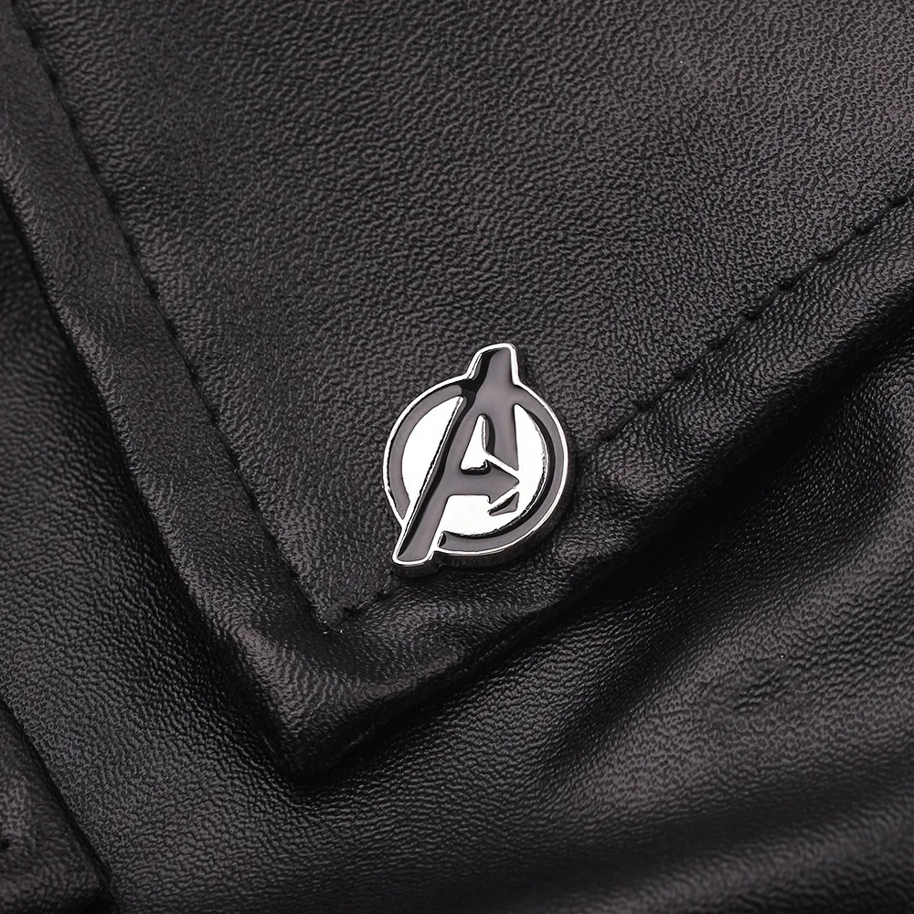 Mavel-broche con logotipo de los vengadores, Pin esmaltado e insignias, regalos para fanáticos