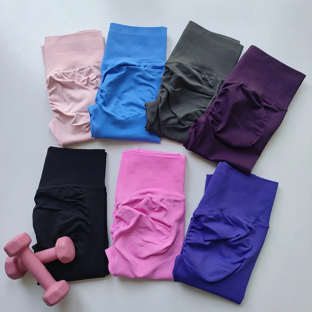 2-teiliges Yoga-Set für Damen: Rückenfreies Neckholder-Top, Hochgeschnittene Nahtlose Shorts, Fitness-Sportbekleidung, Workout-Set – Detail 10