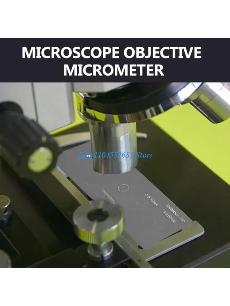 

Y6GD 0.01mm Crosshairs Microscopes Camera Slide Multifunction Plate Reticle Calibration Slide Ruler Stage Micrometers
