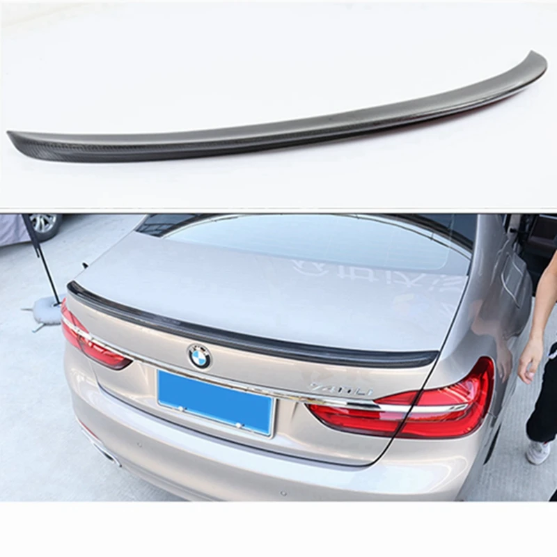 

For BMW 7 Series G11 G12 740i 750i 760i Sedan AC Style Carbon Fiber Rear Spoiler Trunk Wing 2016-2021 FRP Forged carbon