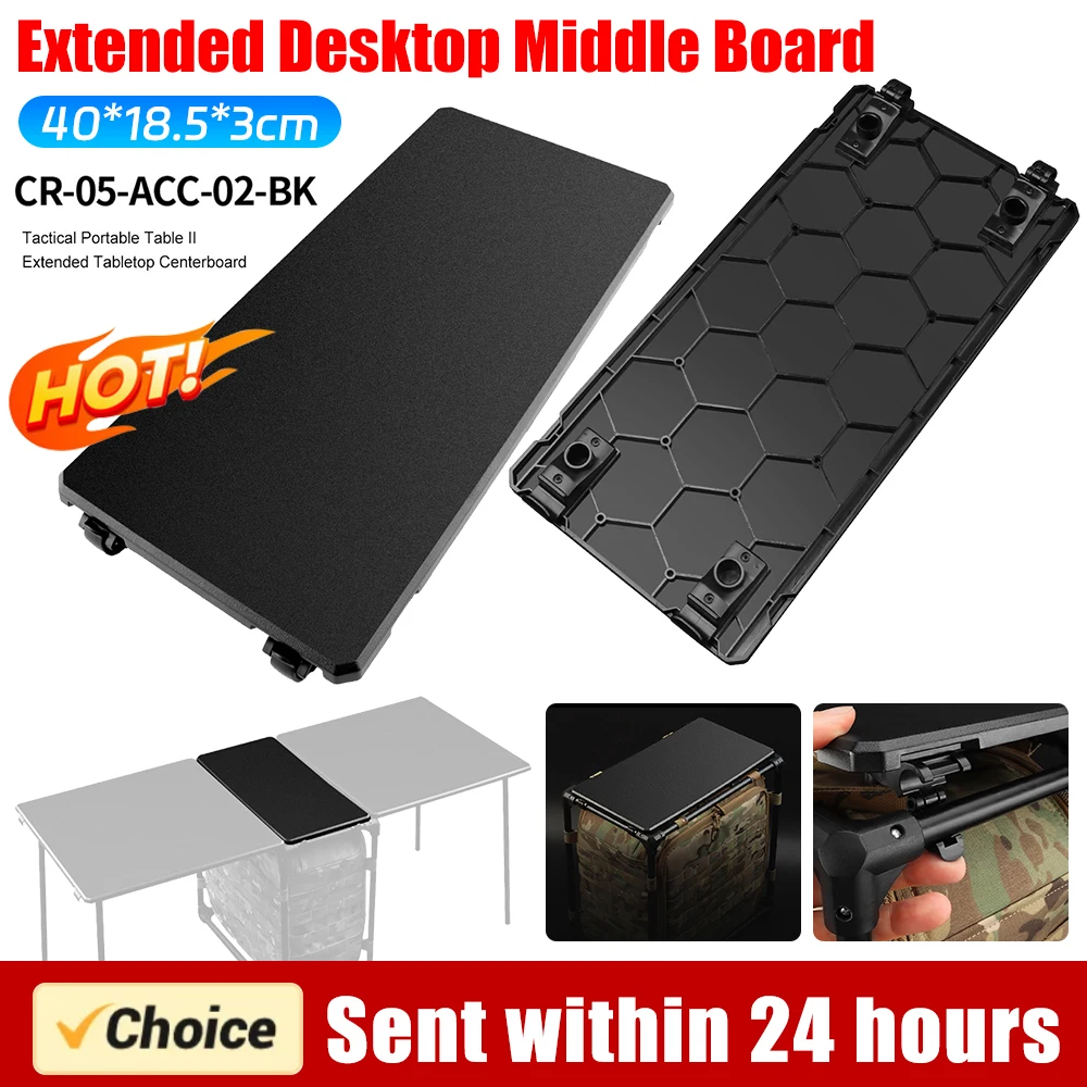 Portable Middle Desktop Board Easy Installation Camping Accessories Lightweight for CR-05 Table Extended Desktop Middle Board