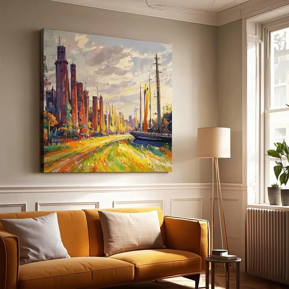 1 قطعة صورة مخصصة مع ملصق بدون إطار DIY، طباعة قماشية مخصصة لعيد الفصح، لوحة معلقة قابلة للتخصيص