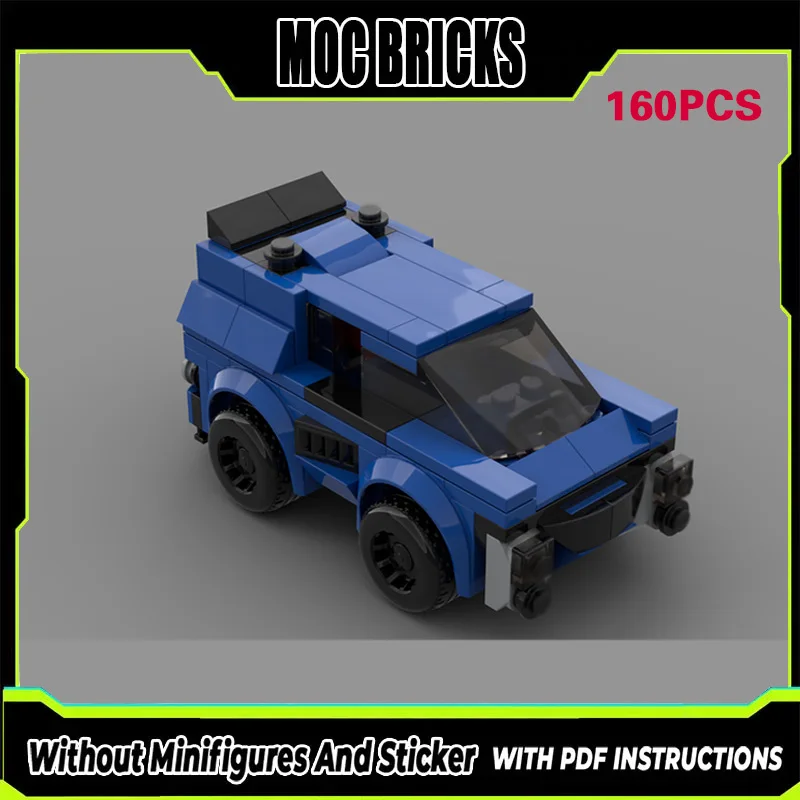 

Speed Racing Car Model MOC Building Bricks Off-Road Vehicle Modular Technology Gifts Holiday Assemble Children Toys Suit