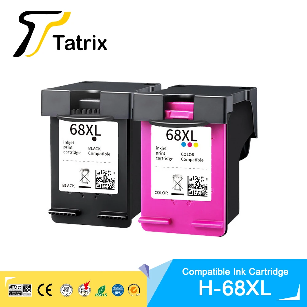 tatrix-hp68-hp68xl-hp68e-再生インクカートリッジ-hp-envy-6100e-6500eシリーズ-6152e-6152e-6165e-6558e-6552eプリンター対応
