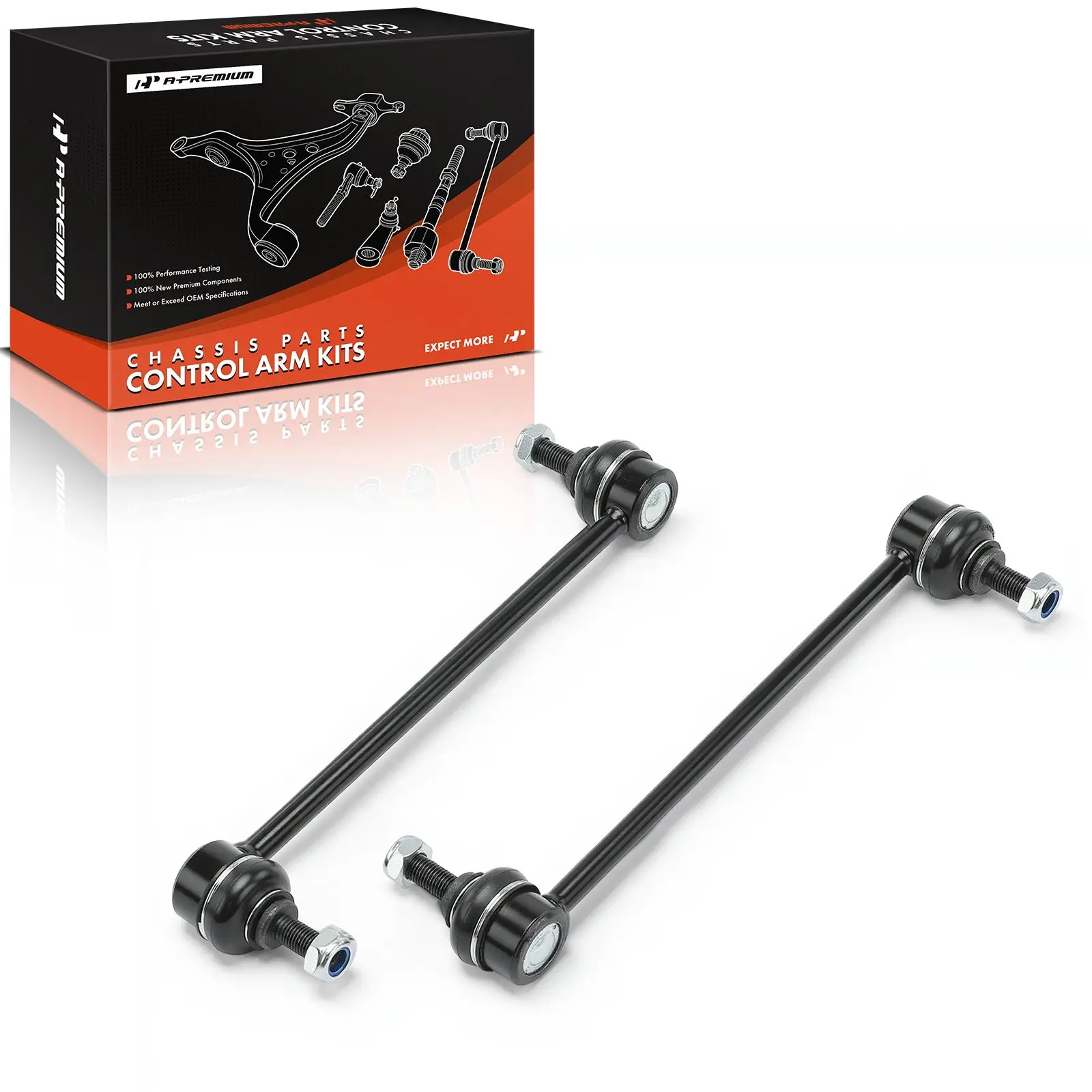 A-Premium 2x Front Left and Right Stabilizer Bar Link for Chevrolet Spark 2013-2015 Spark EV 2014-2016