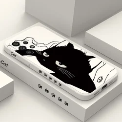 Aggrieved Cat Phone Case For Samsung A17 A56 A36 A26 A16 A06 A54 A34 A24 A14 A15 A25 A35 A55 A73 A53 A33 A23 A13 A72 A52 A32 A22