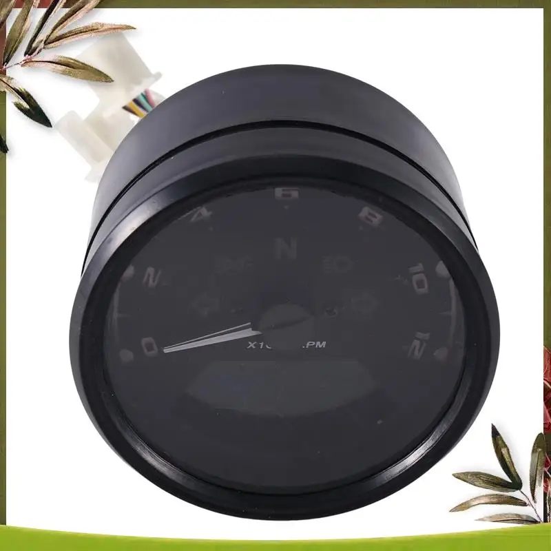 AB98-دراجة نارية أداة العنقودية ملحق جزء الرجعية التحديثية البابون LCD عداد المسافات RPM رمز متر LCD مقياس الوقود