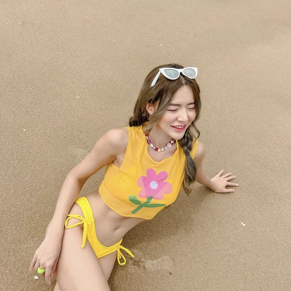 ملابس السباحة النسائية 2024 المرأة بيكيني بلون ملابس السباحة عارية الذراعين مثير Tankini ثلاث قطع الربيع الساخن ملابس السباحة M-XL