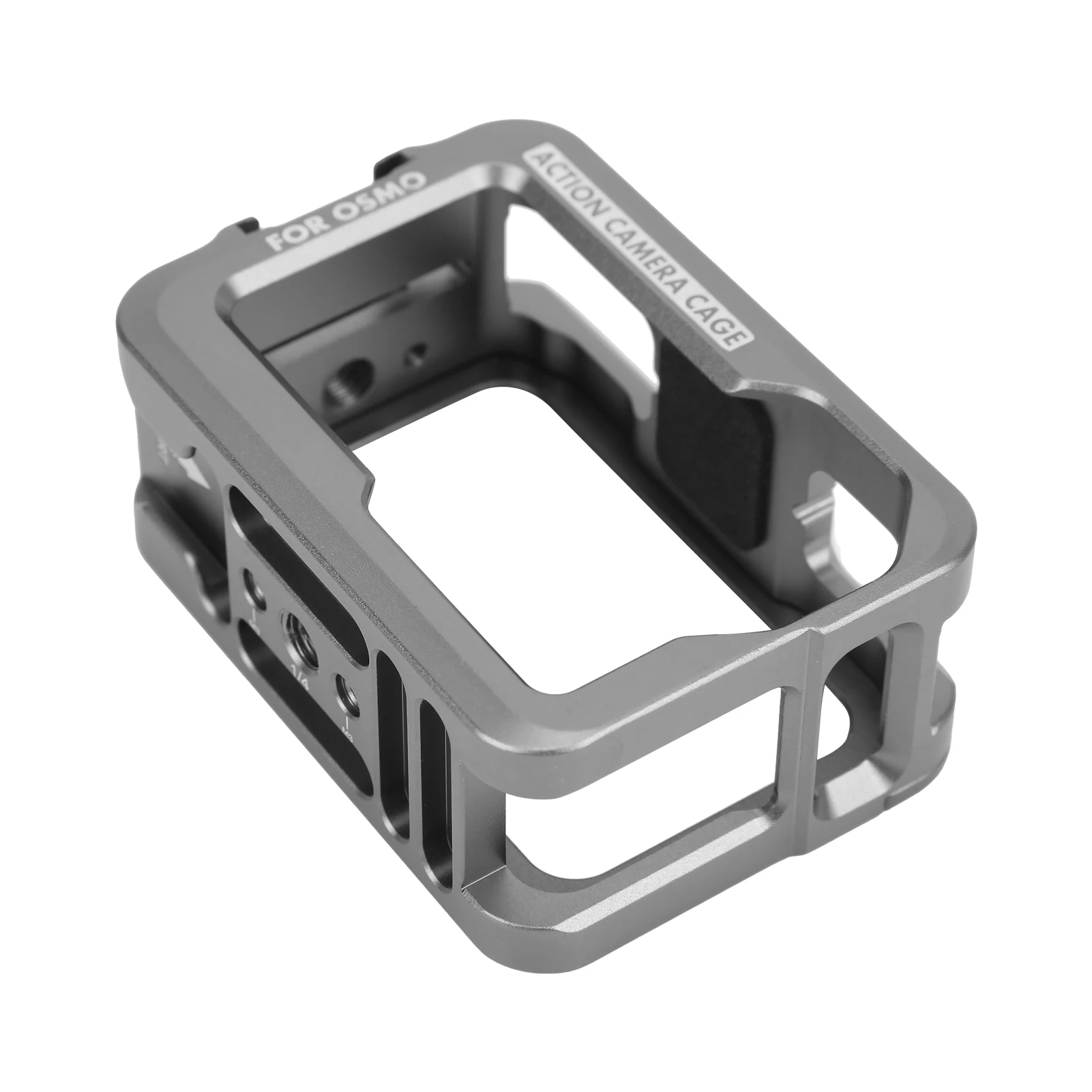Aluminium Alloy Case for OSMO Action Camera Housing Shell Case Protective Cage with 2 Cold Shoe Mount