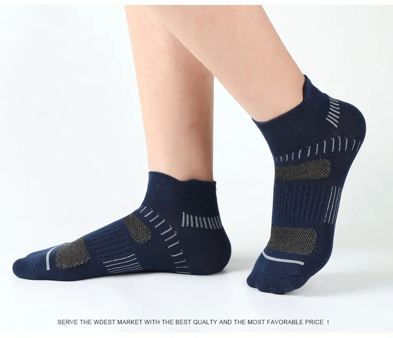Neu 5 Paar/Los Herrensocken Baumwolle Sport Business Atmungsaktive Männersocken Meias Neue Herrensocken Große Größe EU38-45 Hohe Qualität – Detail 15