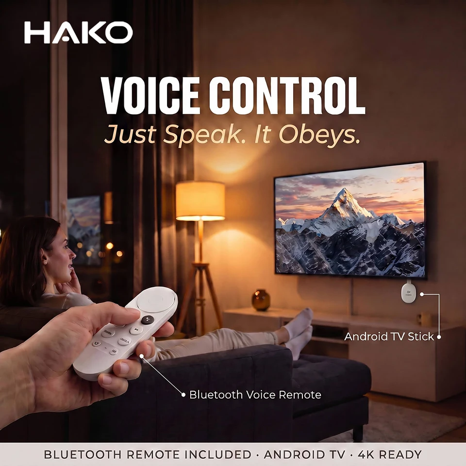 TV Stick Android 14 RK3518 Quad Core Smart TV Stick con soporte de decodificación de video HD 4K, reproductor multimedia para el hogar, TV Stick de transmisión 6