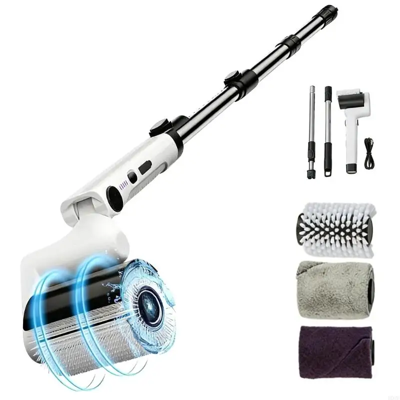 Electric Drum Cleaning Brush series Powerful Motor for Easy Removal of Stubborn Dirt on Kitchen Absolute value Other B03E