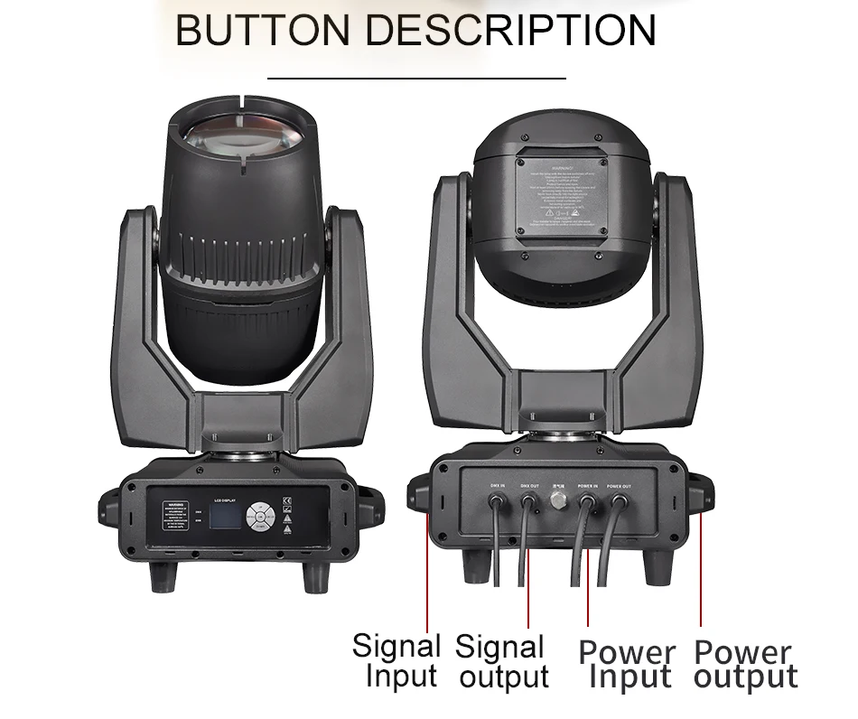 aicpose 380W Mini LED Wasserdichter Moving-Head-Scheinwerfer IP65 mit farbigem Regenbogeneffekt für Outdoor-Bühnenaufführungen und Nebel-Effekte – Detail 7