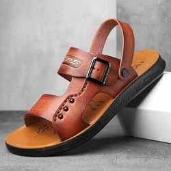 Outdoor Anti-Slip Sandals for Men, Beach Shoes, Can Be Used in Two Ways for Men, with Soft Sole, Beach Shoes