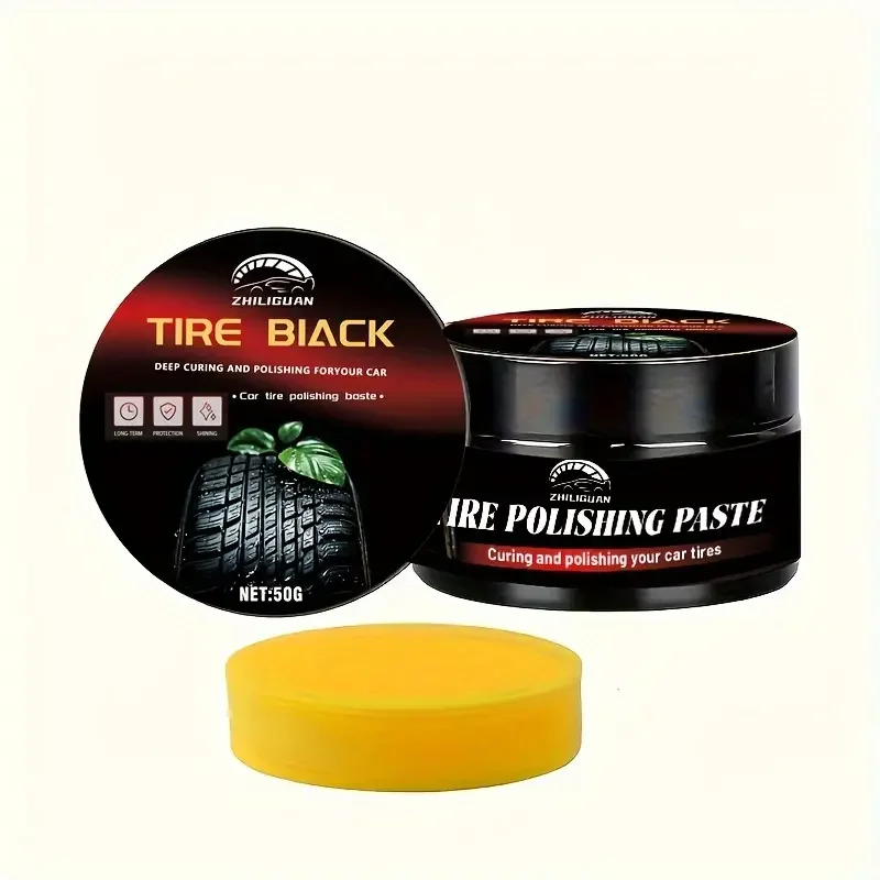 ZHILIGUAN Tire Polish - General Motors Tire and Plastic Repairer, Car Interior and Panel Renewal Wax Coating, Tire Gloss