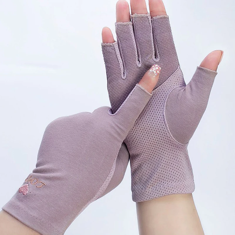 1 Pair Anti UV Nail Gloves UV Gel Shield Glove Fingerless Manicure Nail Art Tools LED Lamp Nails Dryer Radiation Hand Gloves