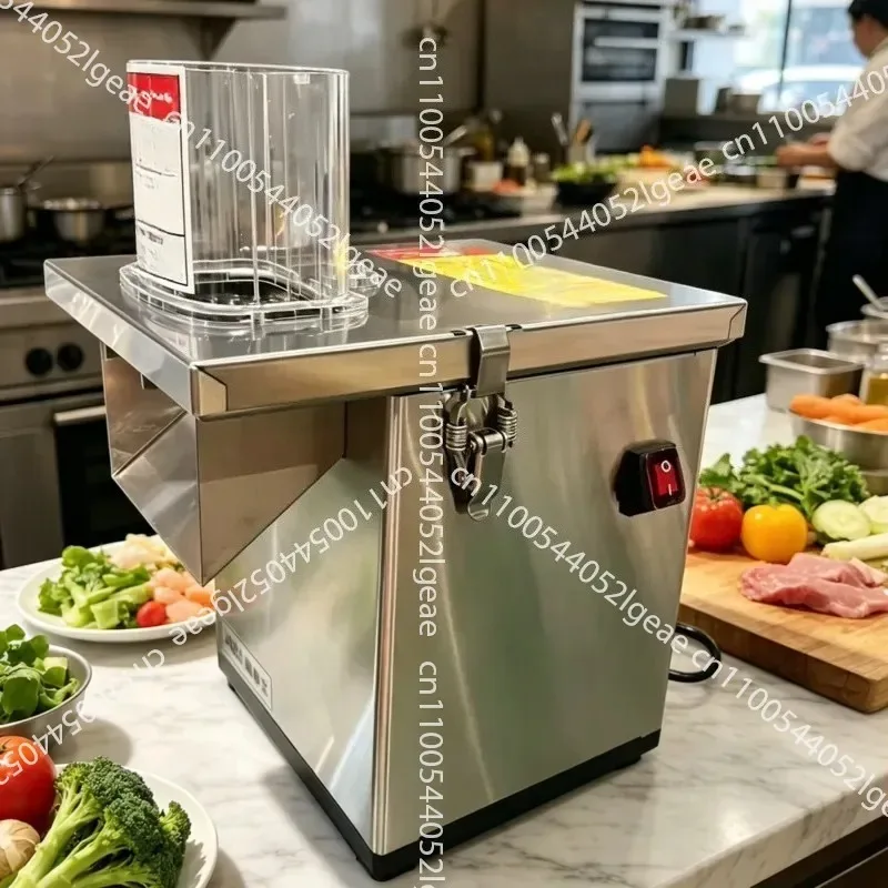 Commercial Electric Vegetable Cutter Stainless Steel Vegetable Slicer Dicer Suitable for Carrots, Potatoes, Cucumbers