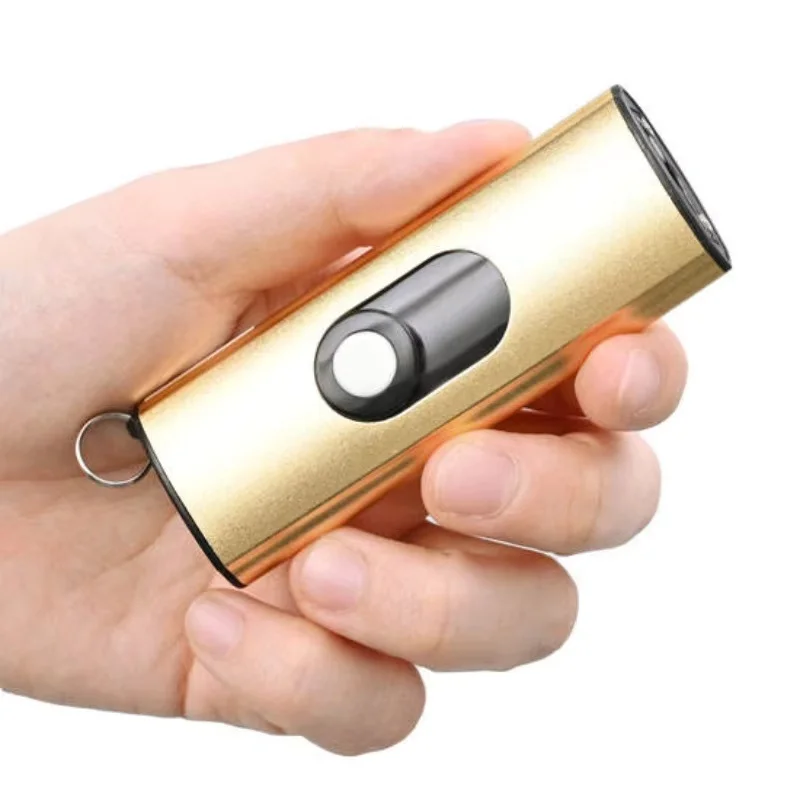 

Portable Windproof Plasma Arc Lighter USB Rechargeable Single Jet Flameless Metal Tool For Camping Outdoor Hiking Men's Gifts