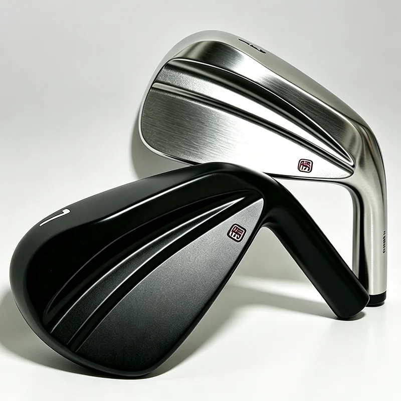 KM700 Golf Irons Set Black/Silver 456789P S20C Soft Carbon Steel Forged Golf Iron Head Only No Shaft KM700 Iron Golf Club