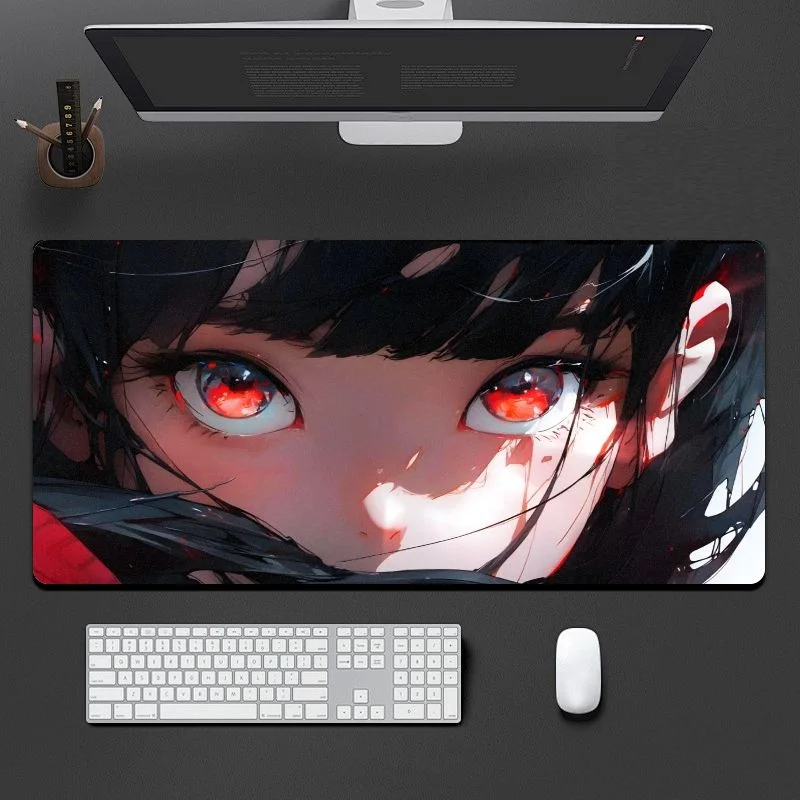 VIKAMA Dark Anime Red Eye Girl - Desk Setup Com avaliação e preço