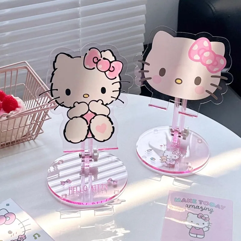 Cute cartoon character Hello Kitty mobile phone stand Laptop tablet boutique desktop stand Lifting and retractable Holiday gift