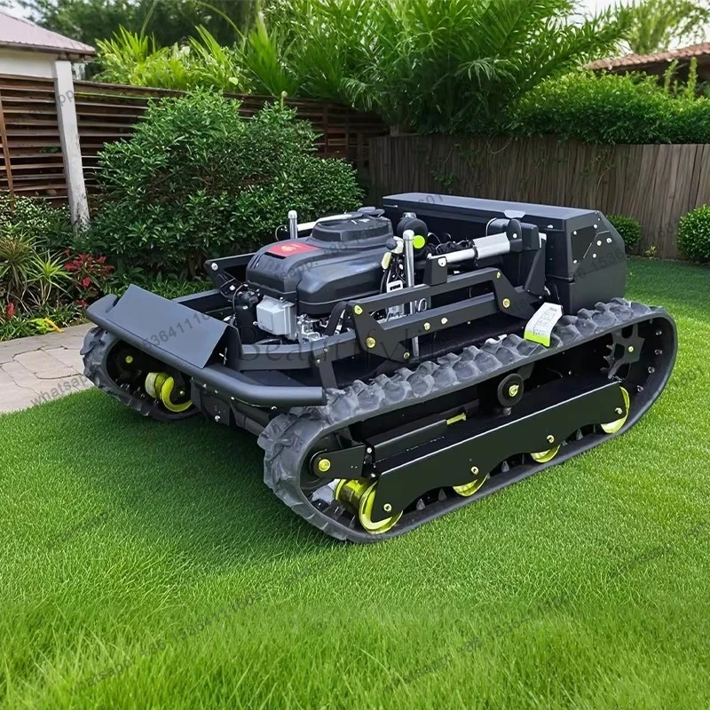 Customized Remote Control Lawn Mower 4-stroke High Torque Self-propelled Lawn Mower with Grass Collecting Bucket for Garden Use