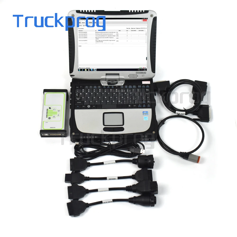 

for Vocom 88890300 with 2.8 PTT Diagnostic Tool Adapter for Renault/UD/Mack Truck Diagnose Interface+CF19 Laptop