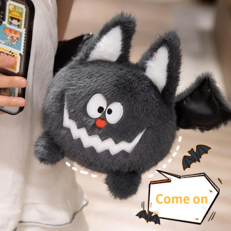 Pompoen Ghost Spider Pluche Pop Vleermuis Speelgoed Cartoon Anime Slaapkussen Halloween PP Katoen Decoratie Activiteit Kinderen Gift Nieuw