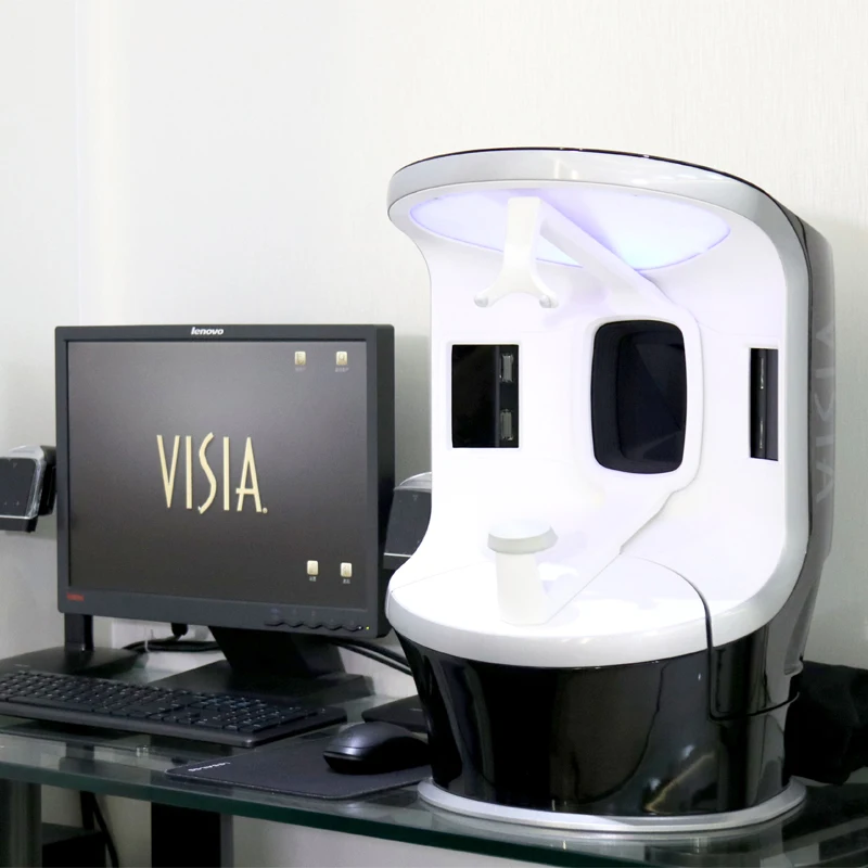 VISIA 3D AI 피부 분석기, 안색 분석 기계, 종합 얼굴 스캐너, 정량 진단, 고급 미용 기기