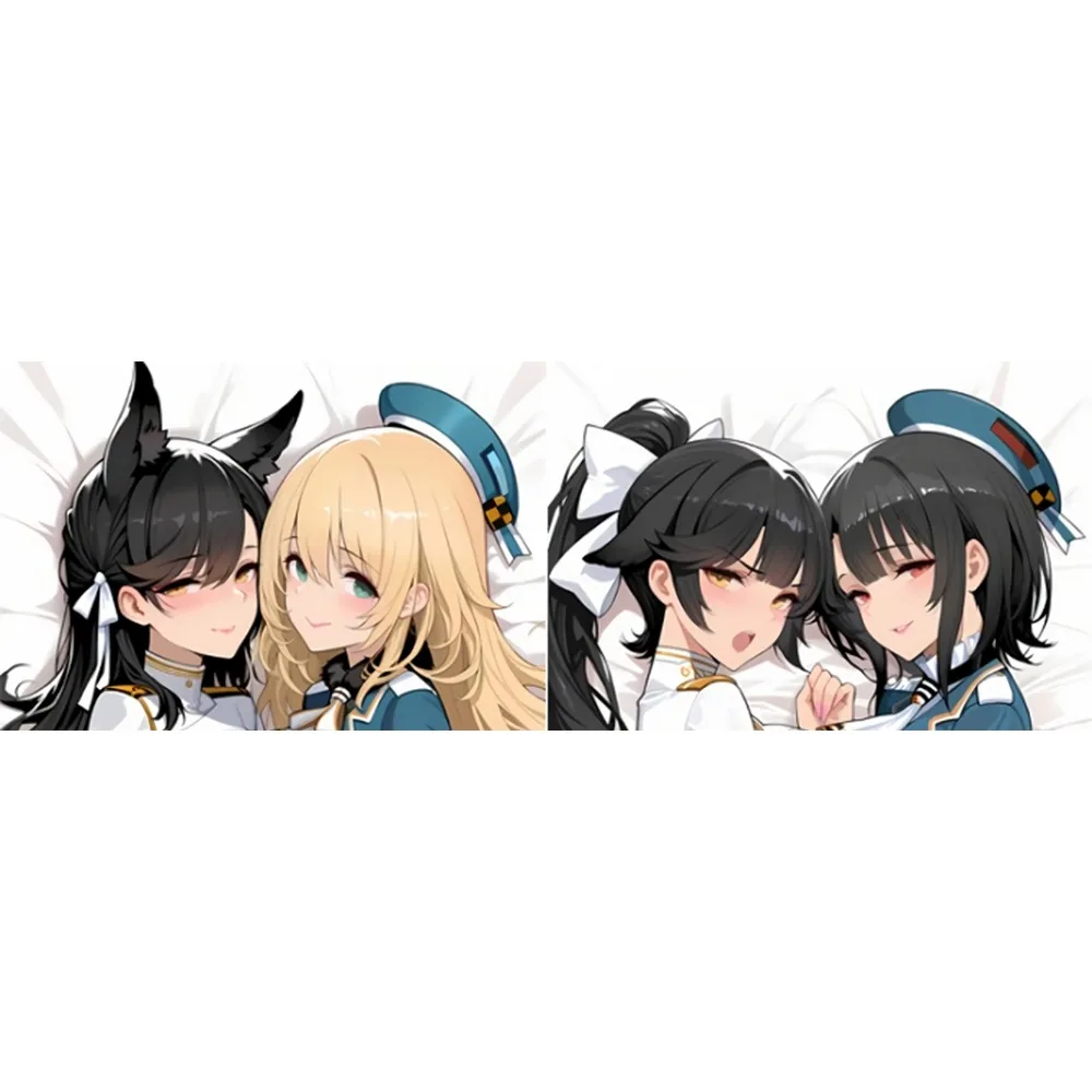 Dakimakura Cushion Protector Full Size Anime Art Print Throw Pillow Cover For Room Decoration Atago Without Pillow Insert