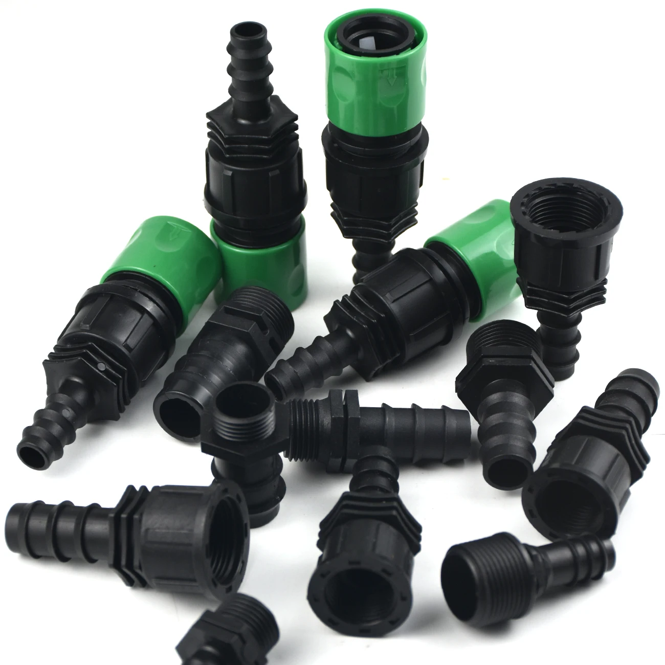 4pcs Garden Barb 16mm 20mm 25mm Hose Connector Tap Adapter To 1/2'' 3/4