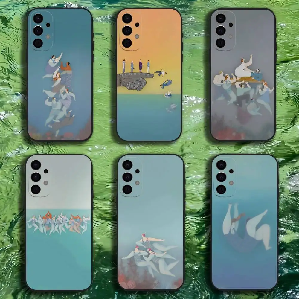 

Painting S-Sonia A-Alins Phone Case For Samsung S25,S24,S21,S22,S23,S30,Ultra,S20,Plus,Fe,Lite,Note,10,9,5G Black Cover