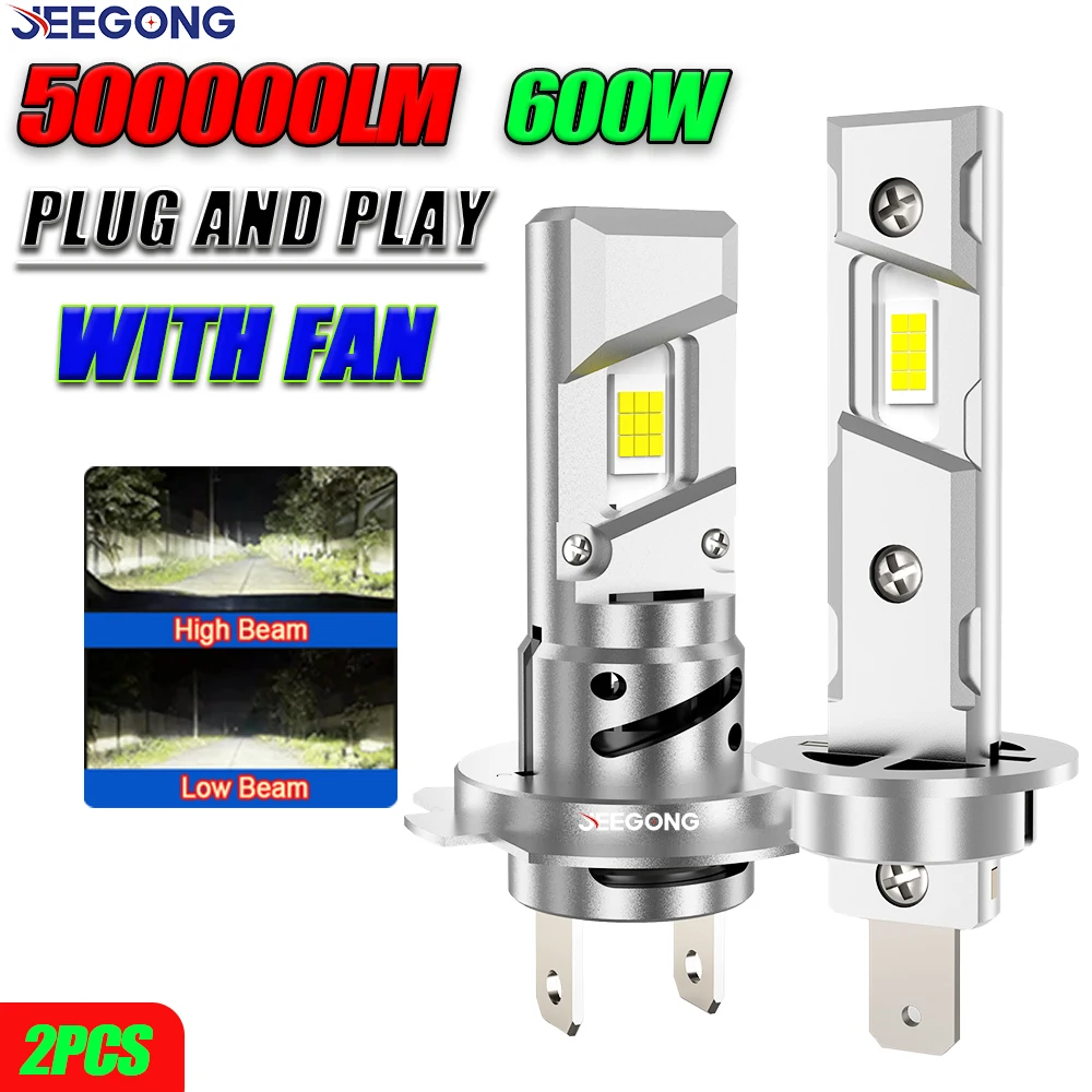 2PCS H1 H7 Led Head…