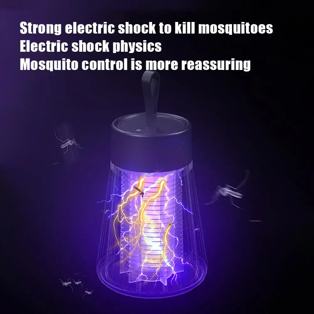 Outdoor And Indoor Electric Mosquito Zappers Mosquito Lamp  Safe Mute Non-Radiation Trap Lamp Outdoor Camping Light USB Charging