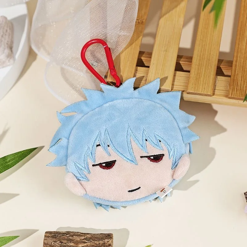 Gintama Sakata Gintoki Coin Purse Pendant Anime Wallet Storage Bag Large Capacity Eco-Friendly Shopping Bag Girls Gifts view 3