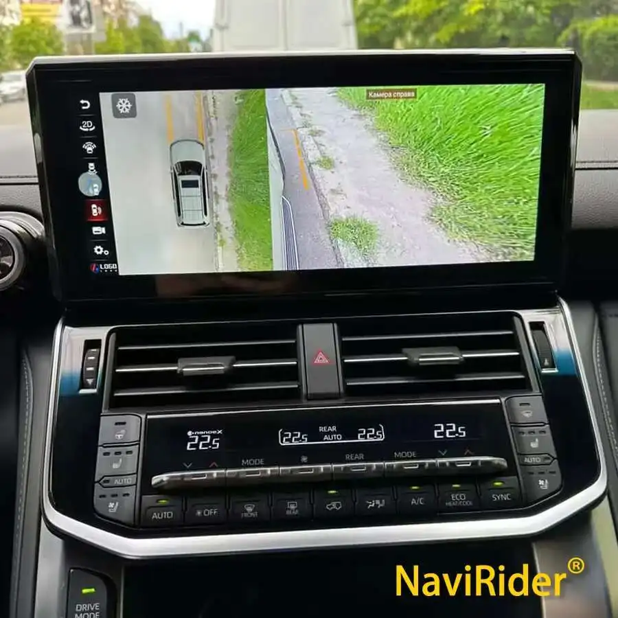 

Двойная система Android 13 экран мультимедийный видеоплеер для Toyota Lc300 2021 Land Cruiser 300 CarPlay автомобильный радиоприемник авторадио 256 ГБ