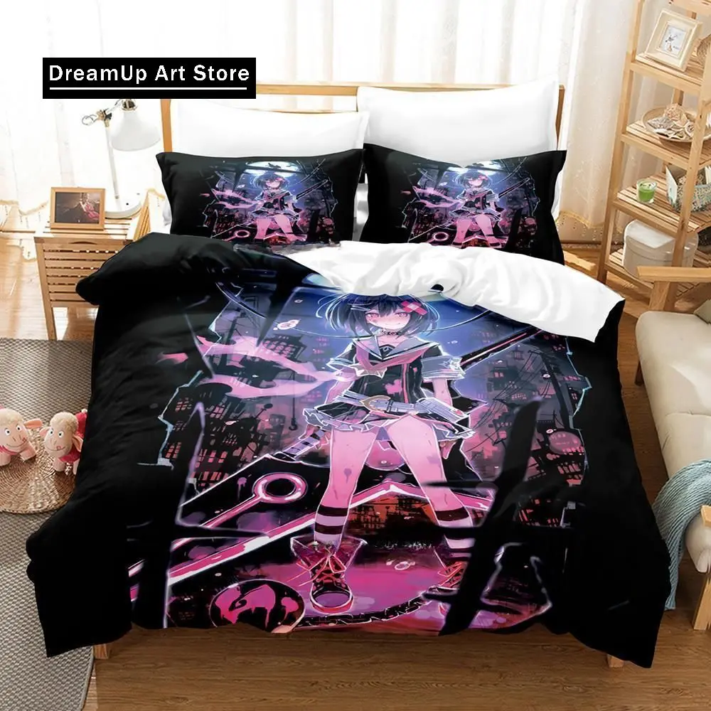 Mary Skelter Finale Bedding Set Single Twin Full Queen King Size Bed Set Adult Kid Bedroom Duvet cover Sets Game Bed Sheet Set