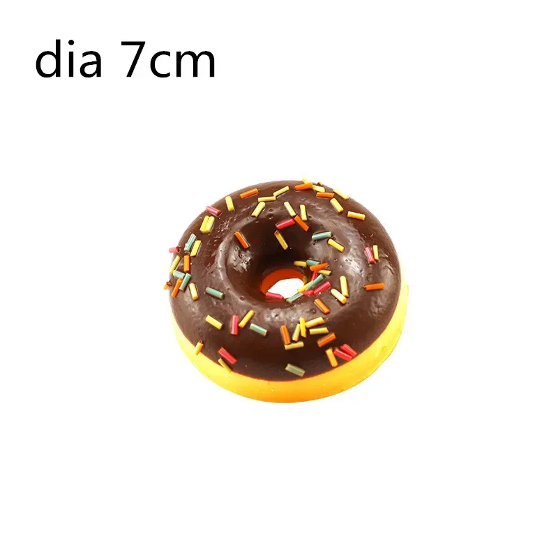 1pcs Artificial Donuts Model Simulation PU Donut Bread Photography Props for Stress Relief Fake Food Fun Ornament Christmas