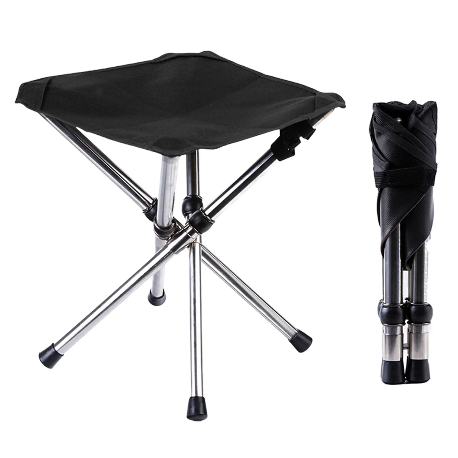 Portable Outdoor Folding Stool Camping Tripod Stools Fishing Chair Mini Picnic Chair Bench For Camping Fishing Accessories