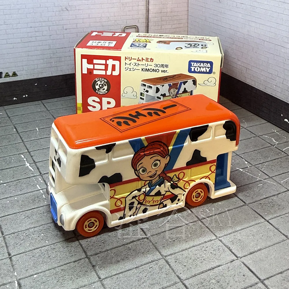 Takara Tomy Dream Tomica SP Toy Story 30th Anniversary Double Decker Bus Diecast Alloy Collectible Toy