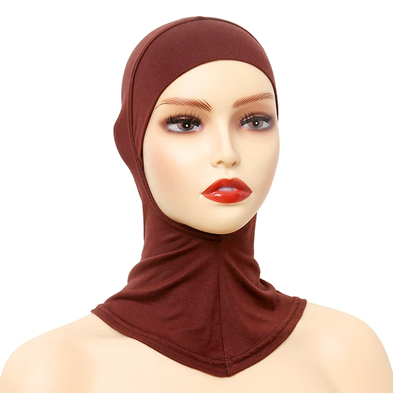 Casquettes turban musulmanes pour femmes, chapeau de chimio, bonnet, écharpe de tête, hijab, coton solide, document