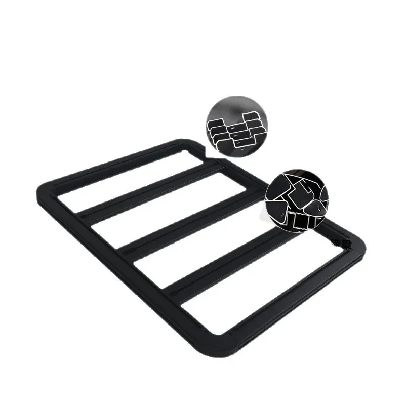 Crossbar-free installation, roof expansion platform, special aluminum alloy truck roof rack frame for special cars