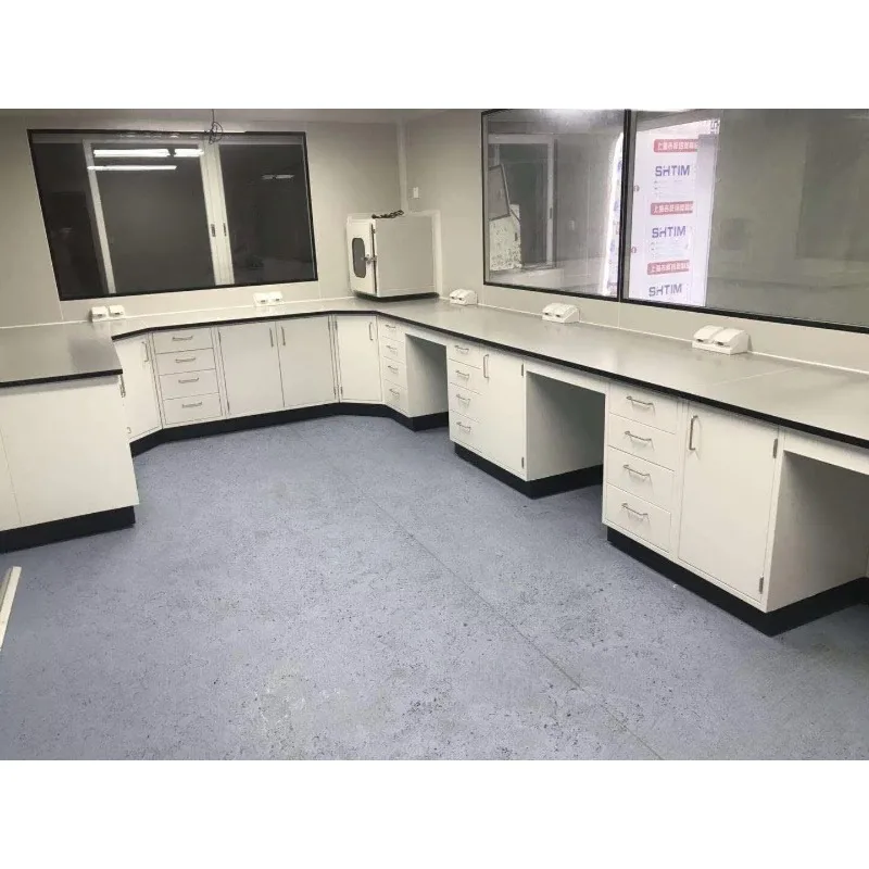 EXW All-Steel Experimental Workstation Reagent Rack Cleanroom Workbench For Research Institute University Biology Lab