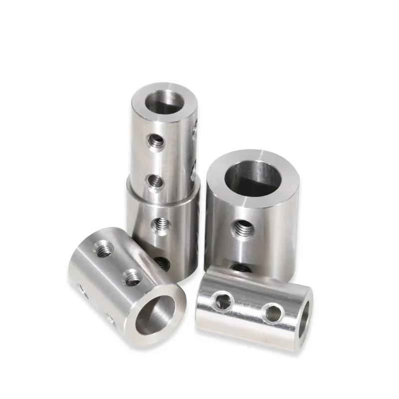 D16/D18L22 4mm/5mm/6mm/7mm/8mm/9mm/10mm/12mm Stainless Steel Coupling Double-hole Rigid Coupling Connector Transmission Adapter