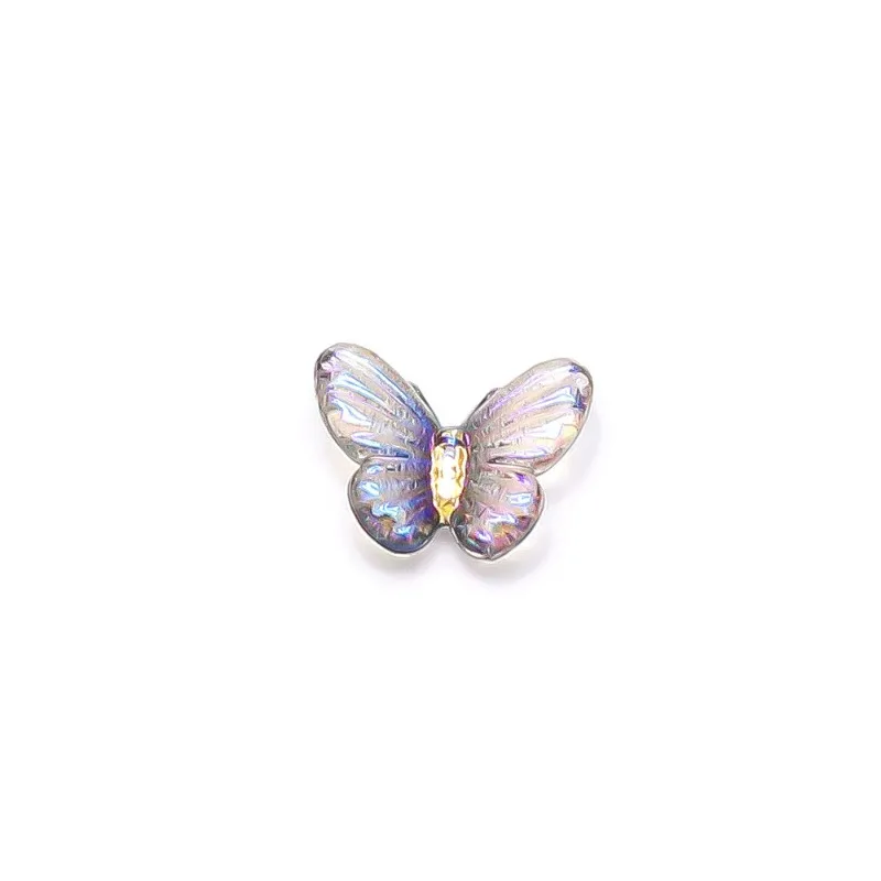 50/100pcs Tiny Mix Butterflies Miniature-Fairy Garden Ornament Micro Landscape DIY Crafts Decoration 3D Nail Tile Accessories