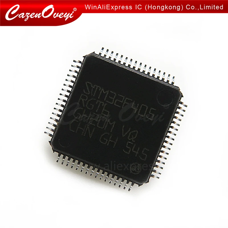 

Оптовая продажа, 5 шт./лот, STM32F405RGT6 QFP-64 STM32F405 QFP, в наличии
