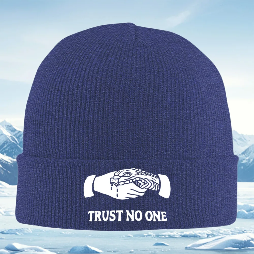 ثعبان عض اليد الثقة بالدم الرجال النساء للجنسين محبوك قبعة قبعة صوفية قبعة الشتاء الحرارية الدافئة عيد الميلاد في الهواء الطلق ركوب الدراجات Hik