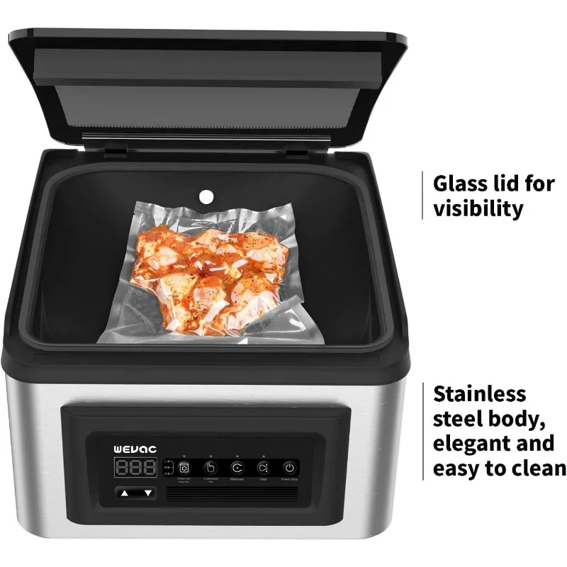 Confezionatrice sottovuoto a camera per carni fresche, salse. Disidratatore commerciale di larghezza disidratatore alimentare
