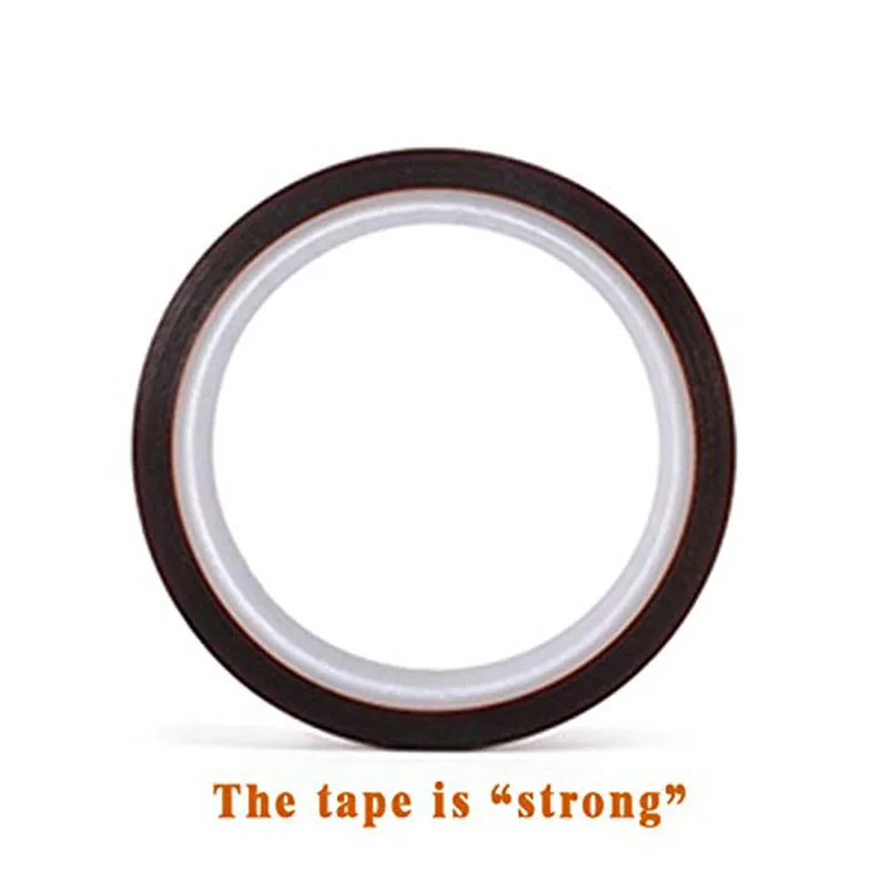 2 Rolls 10mm X 33m 108ft Heat Tape,Adhesive Heat Resistant / Transfer Tape, Heat Vinyl Thermal Sublimation Press Tape,