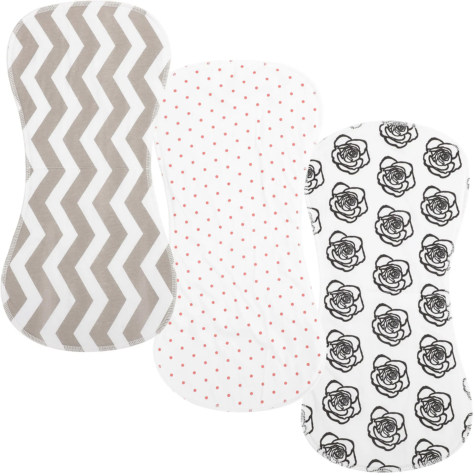 

3Pcs Small Bib Unisex Cotton Reusable Eating Protective Shoulder Bibs Multi-Use Adjustable Dining Bibs for Seniors Disabled
